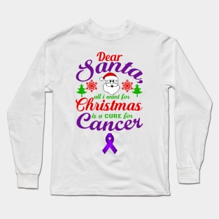 Dear Santa Cancer Long Sleeve T-Shirt